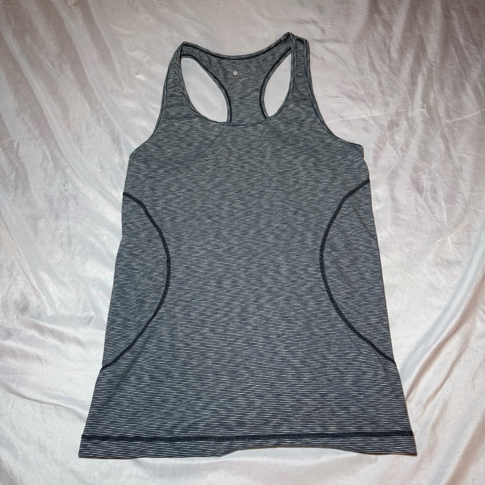 Zella‎ Gray Racerback Tank Top